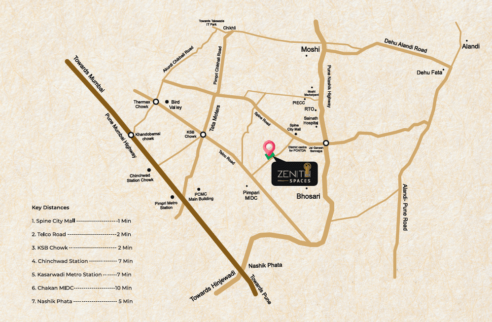 rudra realtors, zenith spaces, pimpri-chinchwad, pune.